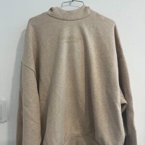 Fear of God Essentials Hoodie Gold Heather Medium